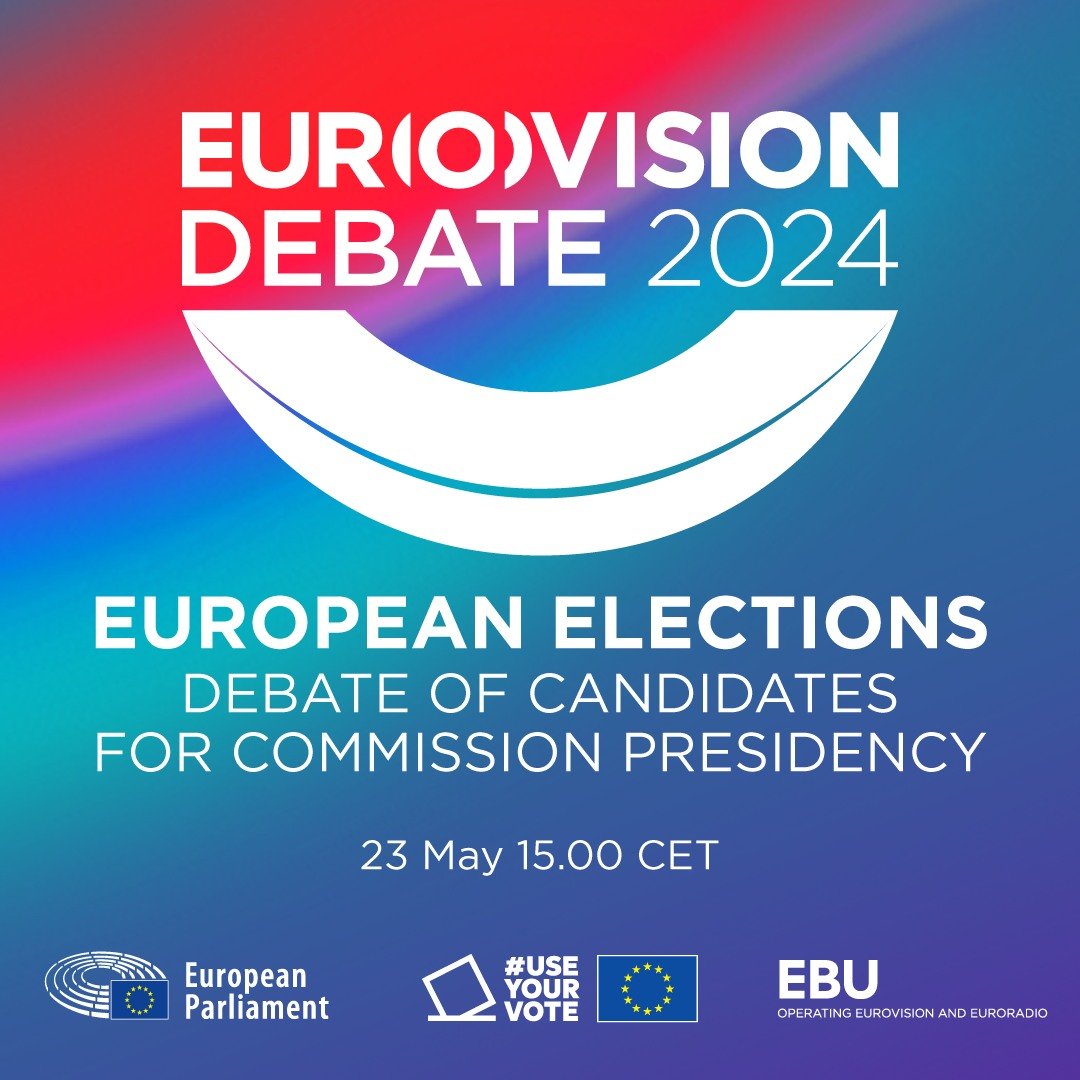 With 2 weeks to go until the #EUelections2024, the @Europarl_EN hosts today the Eurovision debate. This is your chance to learn more about the parties’ lead candidates for the post of the European Commission President. Follow live from 15.00 CET: europa.eu/!N7GhPR.