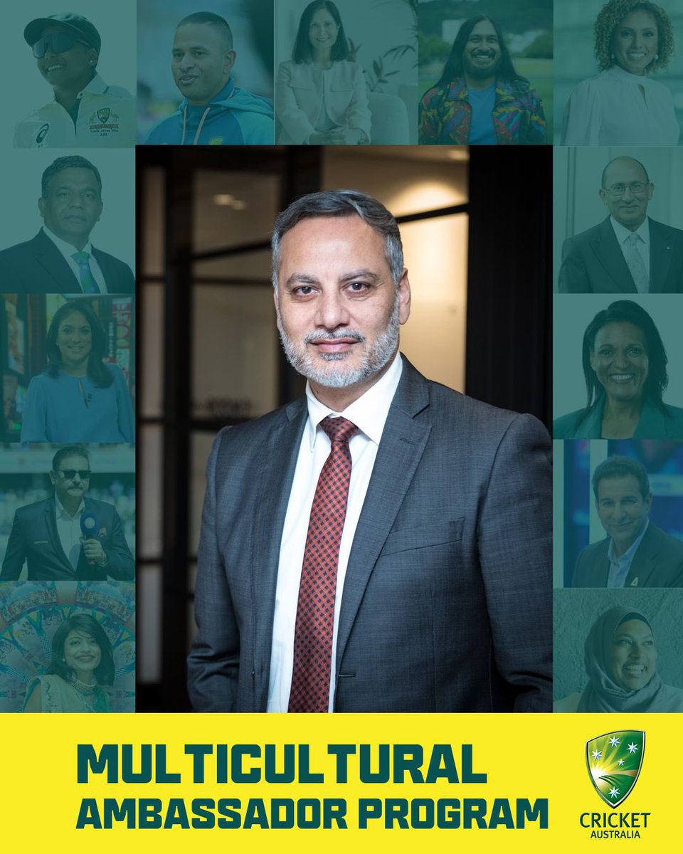Proud moment to be appointed as a Multicultural Ambassador for @CricketAus Congratulations on developing the groundbreaking and timely Multicultural Action Plan for creating a platform of awareness, access, action and accomplishment! @NewlandGlobal @natashajha @ianuragthakur