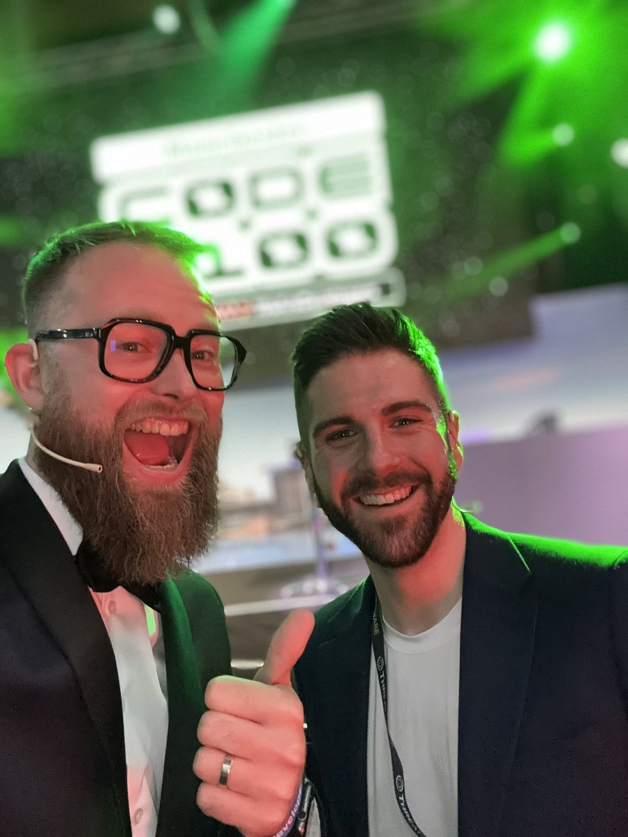 Daniel Cranney ๐ฌ๐ง (@danielcranney) on Twitter photo Had an amazing time co-hosting CODE100 Manchester last night with Justin (<a href="/Juice10/">Justin Halsall</a>).
A HUGE well done to all of our challengers and to the <a href="/WeAreDevs/">WeAreDevelopers</a> team for putting on such a great show! ๐โ๏ธ
Plus I LOVED hanging out with <a href="/ewainy/">๐ Emma โจ</a> <a href="/GrahamTheDev/">GrahamTheDev</a> and <a href="/wotschofsky/">Felix Wotschofsky</a> afterwards! Had an amazing time co-hosting CODE100 Manchester last night with Justin (<a href="/Juice10/">Justin Halsall</a>).
A HUGE well done to all of our challengers and to the <a href="/WeAreDevs/">WeAreDevelopers</a> team for putting on such a great show! ๐โ๏ธ
Plus I LOVED hanging out with <a href="/ewainy/">๐ Emma โจ</a> <a href="/GrahamTheDev/">GrahamTheDev</a> and <a href="/wotschofsky/">Felix Wotschofsky</a> afterwards!