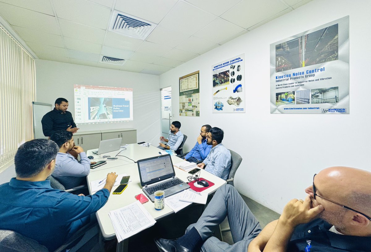 Exciting News at Kinetics Group! 📷 

We're thrilled to announce that our Sales Engineers have just completed training on our updated business travel policy!   

#BusinessTravel #EmployeeTraining #CompanyCulture #Efficiency #Teamwork