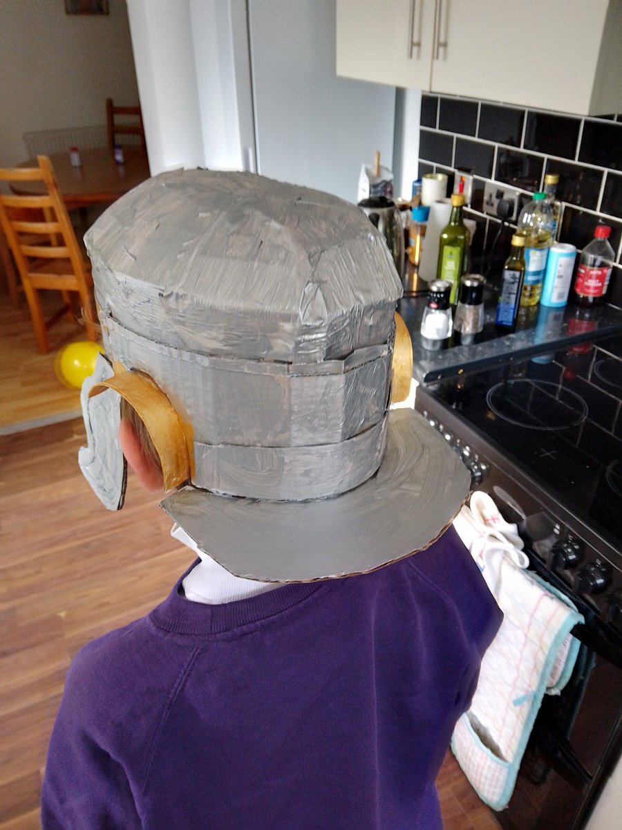 Amongst other newsworthy events it's Roman day at my youngest's school note fairly accurate helmet that Trajan would have recognised.....