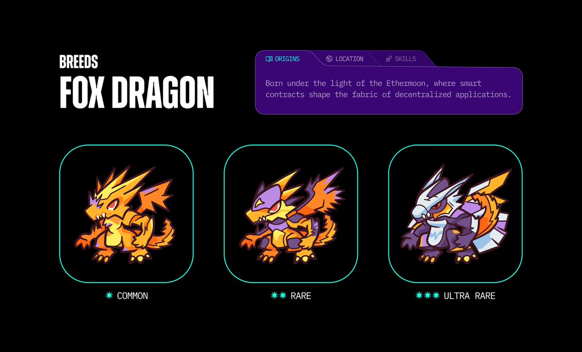 Common. Rare. Ultra Rare. 7 Dragons coming soon. ⎛⎝(•̀╭╮•́)⎠⎞🔥🔥🔥 Visit and follow @Knightfury404 And fly over here to learn more : discord.gg/smartlayer #kaia #klaytn #knightfury404 #rewards