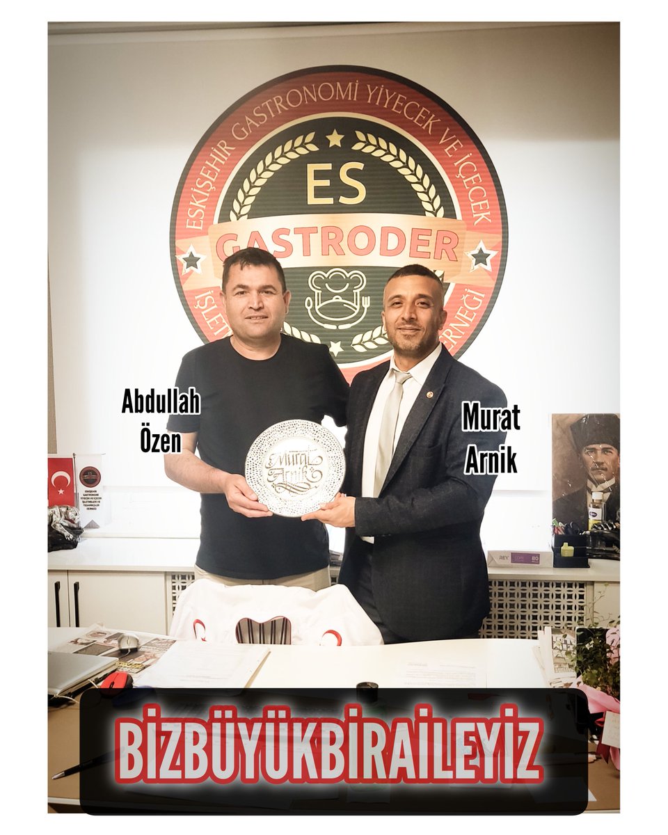 #esgastroder #eskisehir #bizbüyükbiraileyiz
#eskişehirgastronomiderneği #Gastronomi
#BirlikteDahaGüçlüyüz #bizbüyükbiraileyiz #gastronomi  #gücümüzbirlikberaberlik