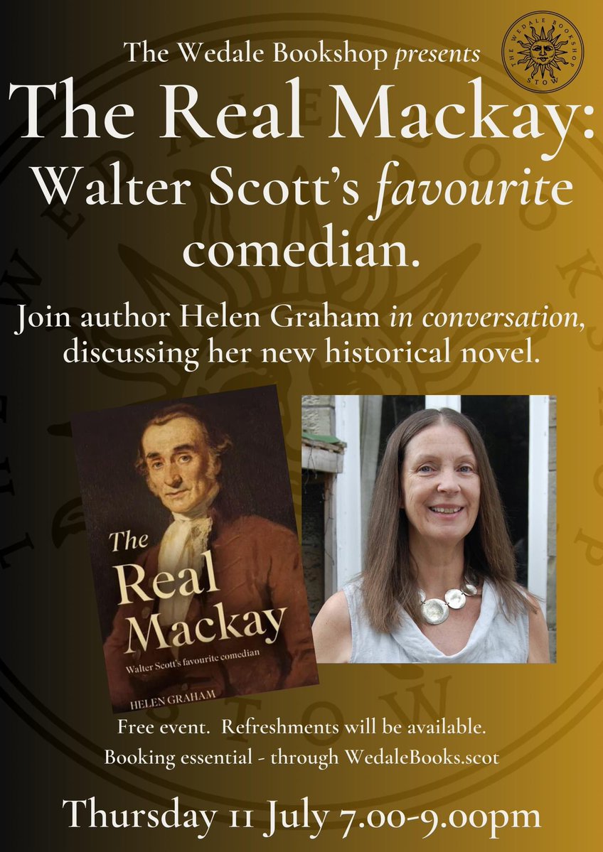 The Real Mackay – free author event in Stow - 11 July. stow-borders.co.uk/the-real-macka…