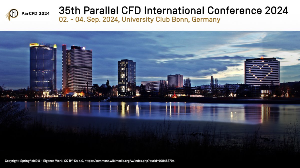 CoE RAISE (@coeraise) on Twitter photo Do you specialise in parallel computational fluid dynamics? We offer you the chance to present your work at ParCFD, organised by <a href="/fz_juelich/">Forschungszentrum Jülich | @fzj@social.fz-juelich</a>. 9⃣ mini-symposia have been accepted, here you can find the topics: parcfd2024.org/en/about/accep…
Send us your submission until 🗓️ 5 June Do you specialise in parallel computational fluid dynamics? We offer you the chance to present your work at ParCFD, organised by <a href="/fz_juelich/">Forschungszentrum Jülich | @fzj@social.fz-juelich</a>. 9⃣ mini-symposia have been accepted, here you can find the topics: parcfd2024.org/en/about/accep…
Send us your submission until 🗓️ 5 June