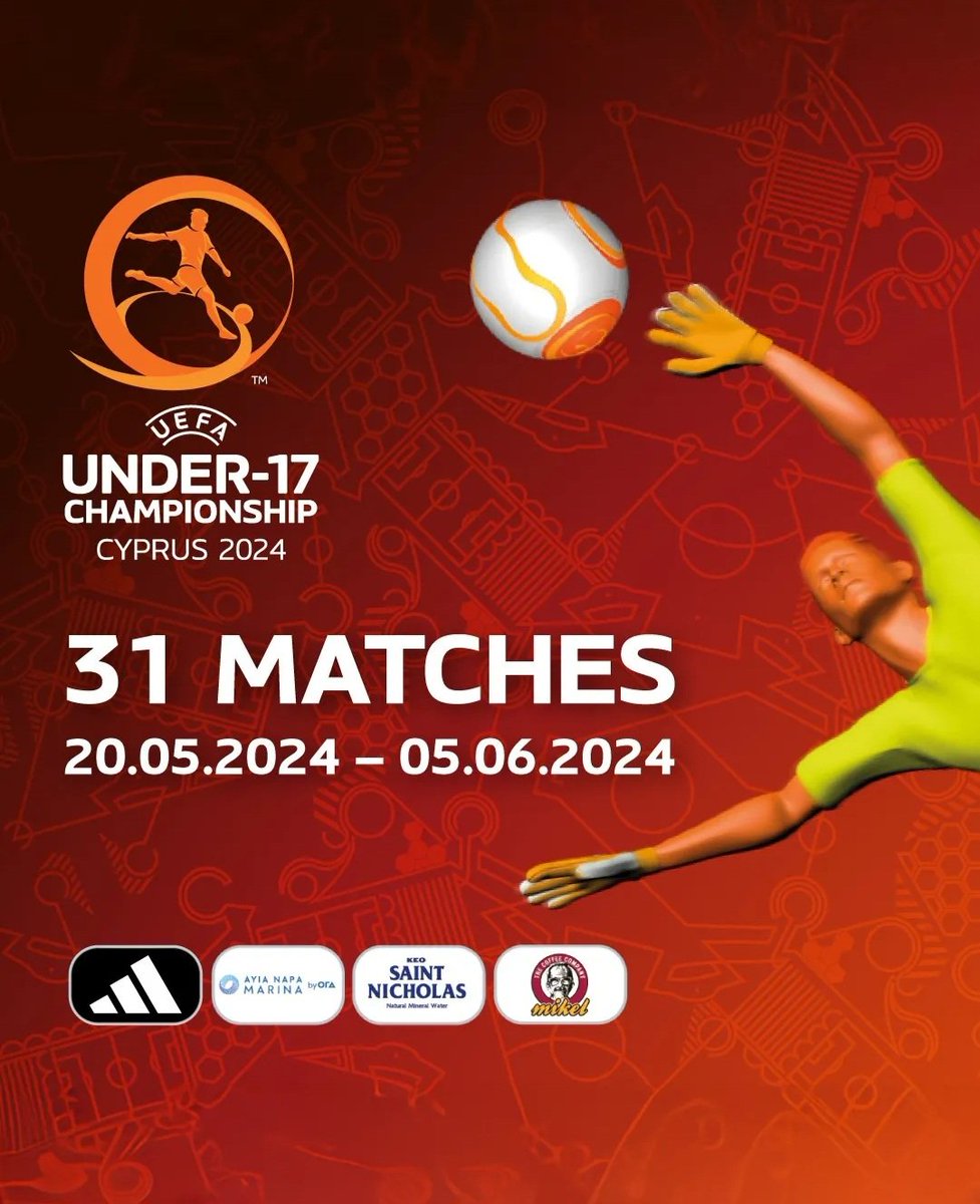 Πόσοι από εμάς γνωρίζουμε ότι αυτή η διοργανωση κύρους διεξάγεται αυτή την περίοδο στην Κύπρο; 🤔
#UEFACup #euroU17 #football #Cyprus