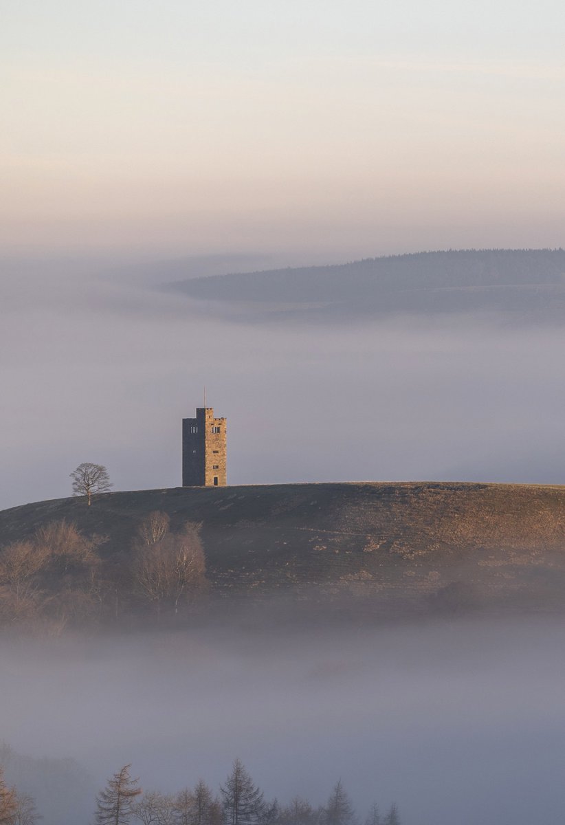 Boot’s folly. Which stands above Strines reservoir. (Although you can’t see it from the cloud inversion)