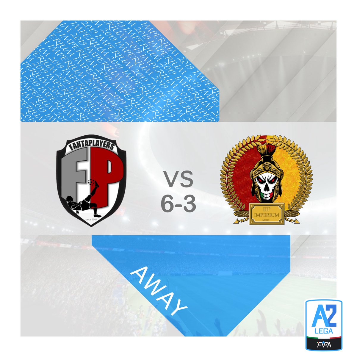 🗓️23ª FVPA A
🆚Fantaplayers (6-3) ❌
🏅👟👟ChuckNorris1100
⚽️TopoGigioX78
⚽️L1_Springtrap-_-

#fc24 #fvpa #proclub