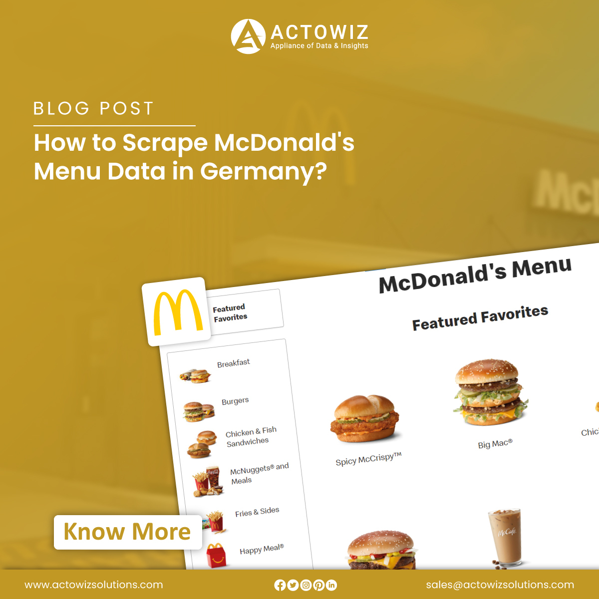 #ScrapeMcDonaldsmenudatainGermany for insights into pricing, products & promotions with #webscrapingtechniques. actowizsolutions.com/scrape-mcdonal… #McDonaldsMenuDataScrapingInGermany #McDonaldsMenuDataScraperinGermany #McDonaldsMenuDataCollectionInGermany #actowizsolutions #usa #uk #Uae