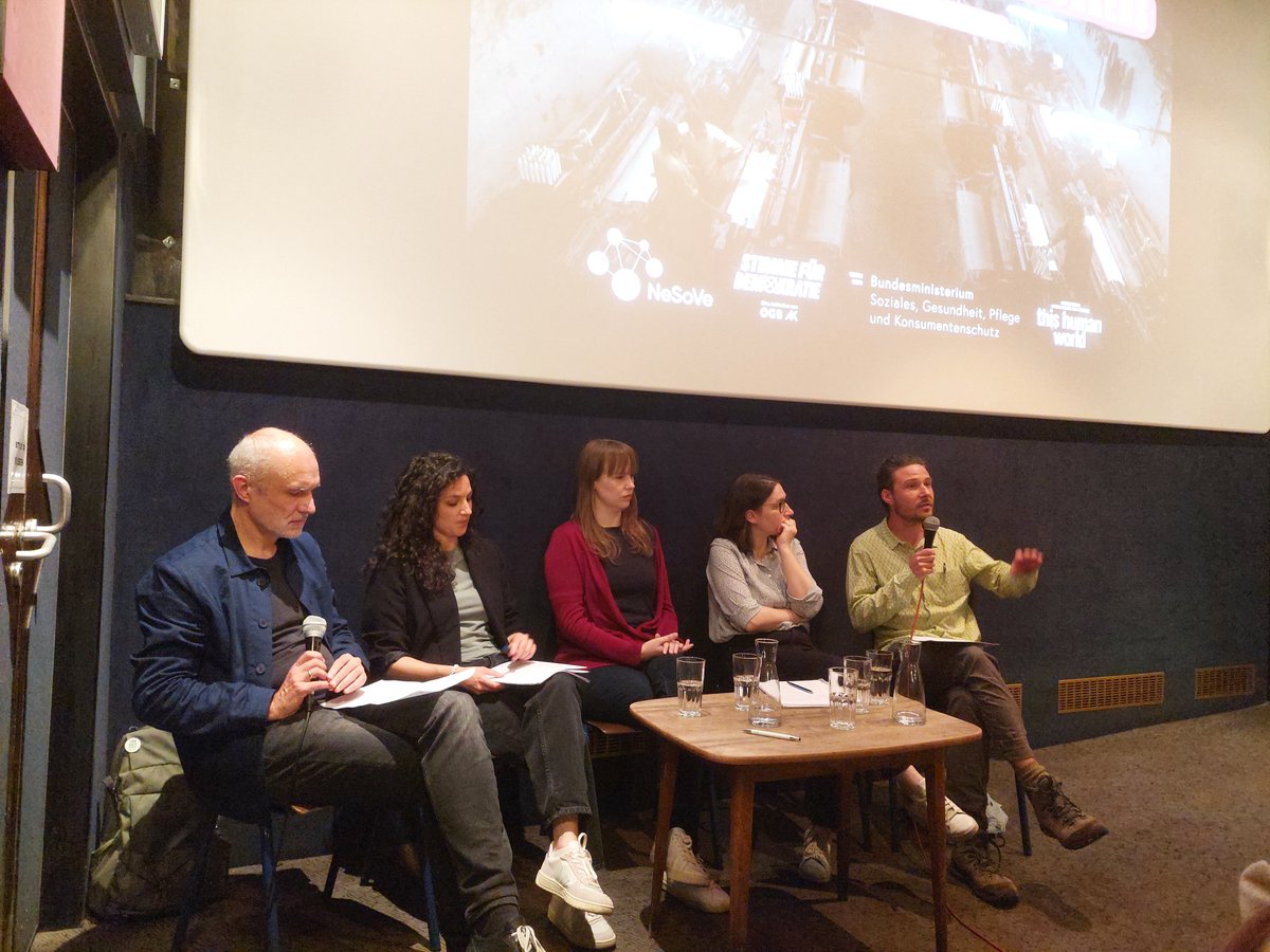 AK Europa (@ak_eu_int) on Twitter photo Unsere gestrige Filmvorstellung mit <a href="/NeSoVe/">NeSoVe</a> und <a href="/thishumanworld/">this human world</a> war ein voller Erfolg! Danke an <a href="/frauherr/">Julia Herr</a>, Ines Vukajlović, <a href="/Chris_Patz3/">Christopher Patz https://bhre.social/@ChrisPatz</a>, <a href="/_tinarosen/">Tina Rosenberger</a> und Moderator <a href="/KonradRehling/">Konrad Rehling</a> für das spannende Gespräch zum Thema #Lieferkettengesetz! Unsere gestrige Filmvorstellung mit <a href="/NeSoVe/">NeSoVe</a> und <a href="/thishumanworld/">this human world</a> war ein voller Erfolg! Danke an <a href="/frauherr/">Julia Herr</a>, Ines Vukajlović, <a href="/Chris_Patz3/">Christopher Patz https://bhre.social/@ChrisPatz</a>, <a href="/_tinarosen/">Tina Rosenberger</a> und Moderator <a href="/KonradRehling/">Konrad Rehling</a> für das spannende Gespräch zum Thema #Lieferkettengesetz!