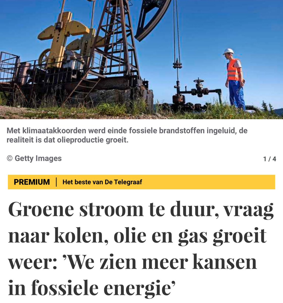 De EcoStalinisten en Klimaat Communisten hebben zichzelf in de voet geschoten. De energietransitie met renewables is - zoals voorspeld - faliekant mislukt. Jarenlang hebben zij - met @F__Timmermans voorop - het enige alternatief voor fossiel, schone kernenergie uitgesloten en