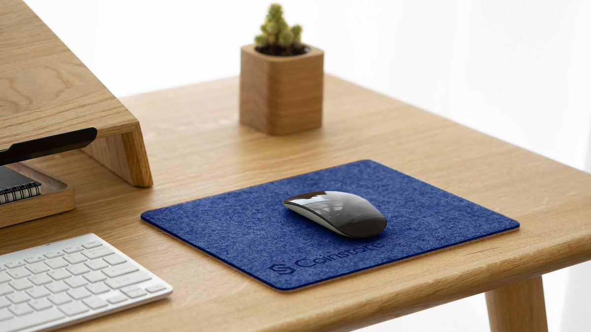 Swipe your way to crypto cool with our sleek Coinstore mouse pads! 🖱️ 💼 Perfect for traders who mean business!