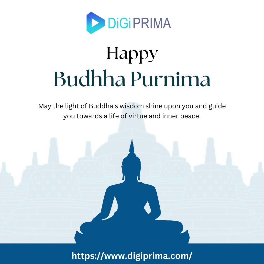 Celebrating the wisdom of Buddha and the power of technology to illuminate our path. Happy Buddha Purnima from Digiprima Technologies! 🌟🙏 

#BuddhaPurnima #DigitalWisdom #TechForGood #DigiprimaTechnologies #Digiprima #ITcompany #buddha #buddhaquotes #buddhateachings