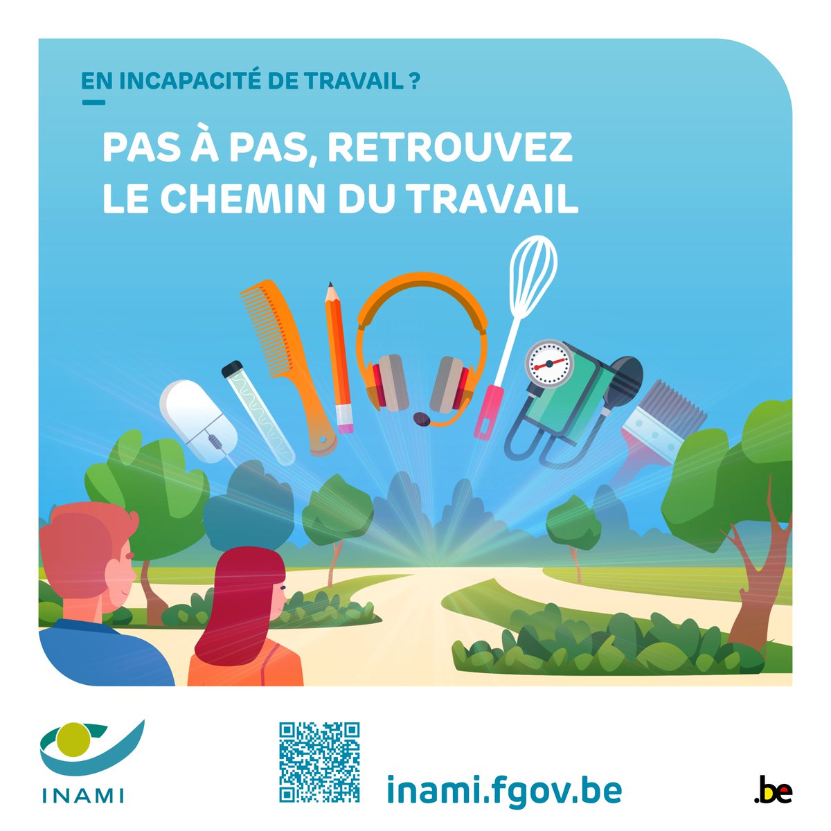 Vous êtes en #incapacitédetravail et souhaitez reprendre une vie professionnelle ? Trouvez le chemin le plus adapté à votre situation avec l’aide de nos partenaires! Infos👉 bit.ly/3UUPuf2

@LeForem @ActirisBrussels #mutualités #conseillerenprévention - #médecindutravail