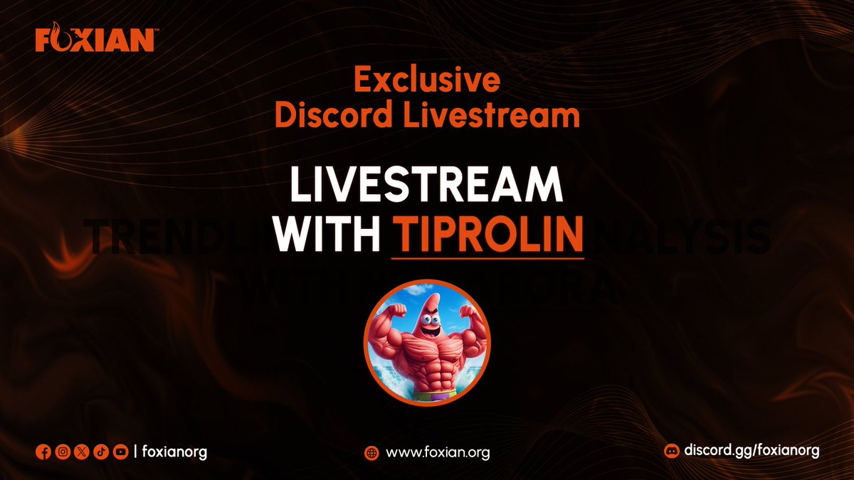 🔥 LIVESTREAM ANNOUNCEMENT FOR TODAY 
-------------------------

*the first Tiprolin Stream on the server*

Join Tiprolin  in this exciting session as we dive into the markets in real-time. 

🔥 What You'll Experience:

Live market analysis and trading execution with Tiprolin

I