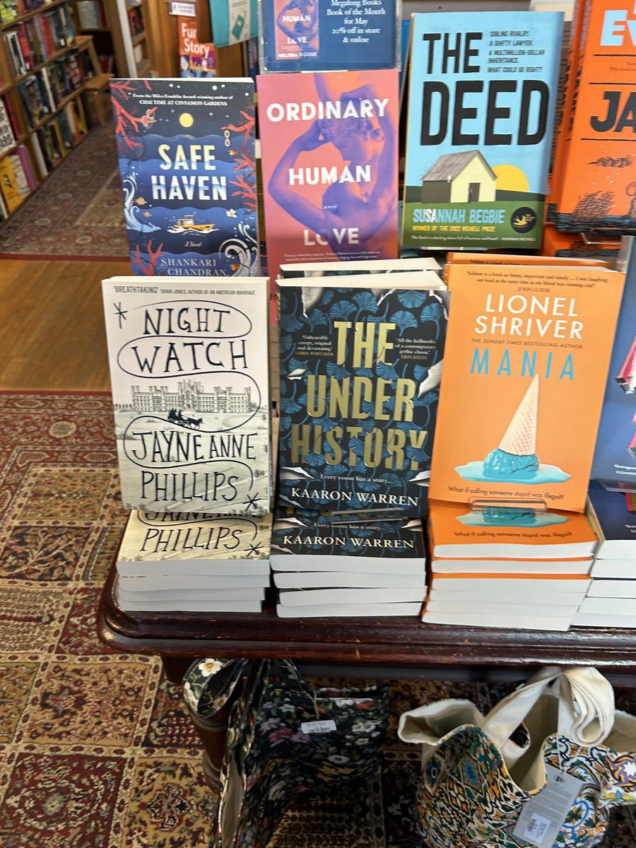 Hey, @KaaronWarren! Lookee what I spotted at my local bookstore, Megalong Books…