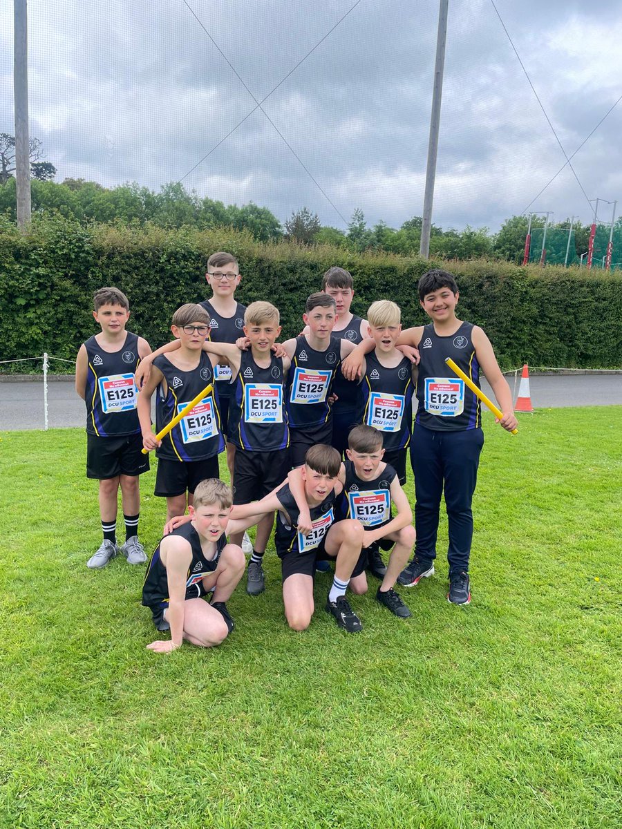 Well done to all our boys who participated in the athletics competition in Santry! @ERSTIRELAND @DCUCMS