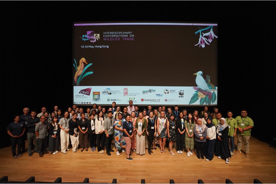 The first-ever Interdisciplinary Conversations on Wildlife Trade (ICWT) conference was held successfully by our Dept. of Infectious Diseases and Public Health (PH), co-organised by the University of Hong Kong (HKU) at Tai Kwun, Central, Hong Kong, from 13 to 14 May 2024. 
1/4