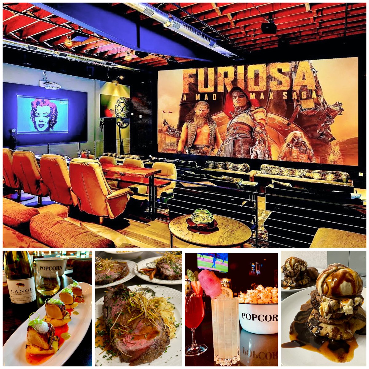 Experience FURIOSA: A MAD MAX SAGA on the big screen like nowhere-else in Studio One Theaters Exclusive Dine-In Penthouse Auditorium featuring 360 Dolby ATMOS sound &amp; 4K Laser Projection! studioonetheater.com/showtimes/ 
Located at 3945 SE Powell Blvd. Portland, Oregon
Ph. 971.271.8142