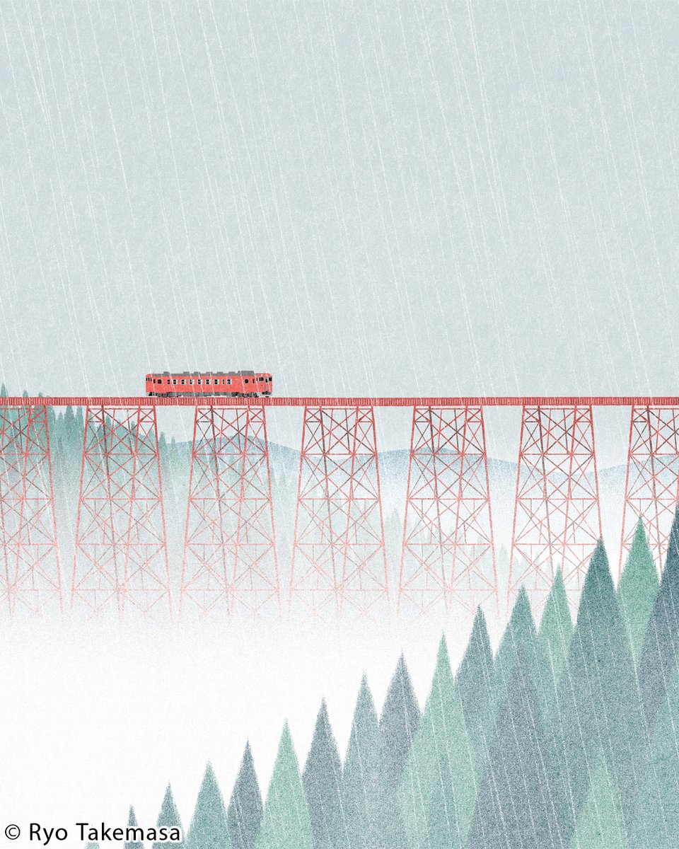 Railroad Bridge in the Rain (2022)
Art Print: society6.com/art/railroad-b…