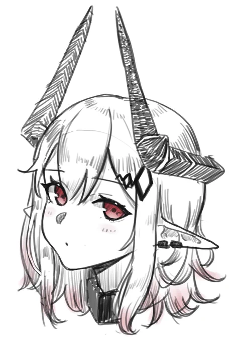 髪フワフワマドロックを描いてモチベを上げよう 