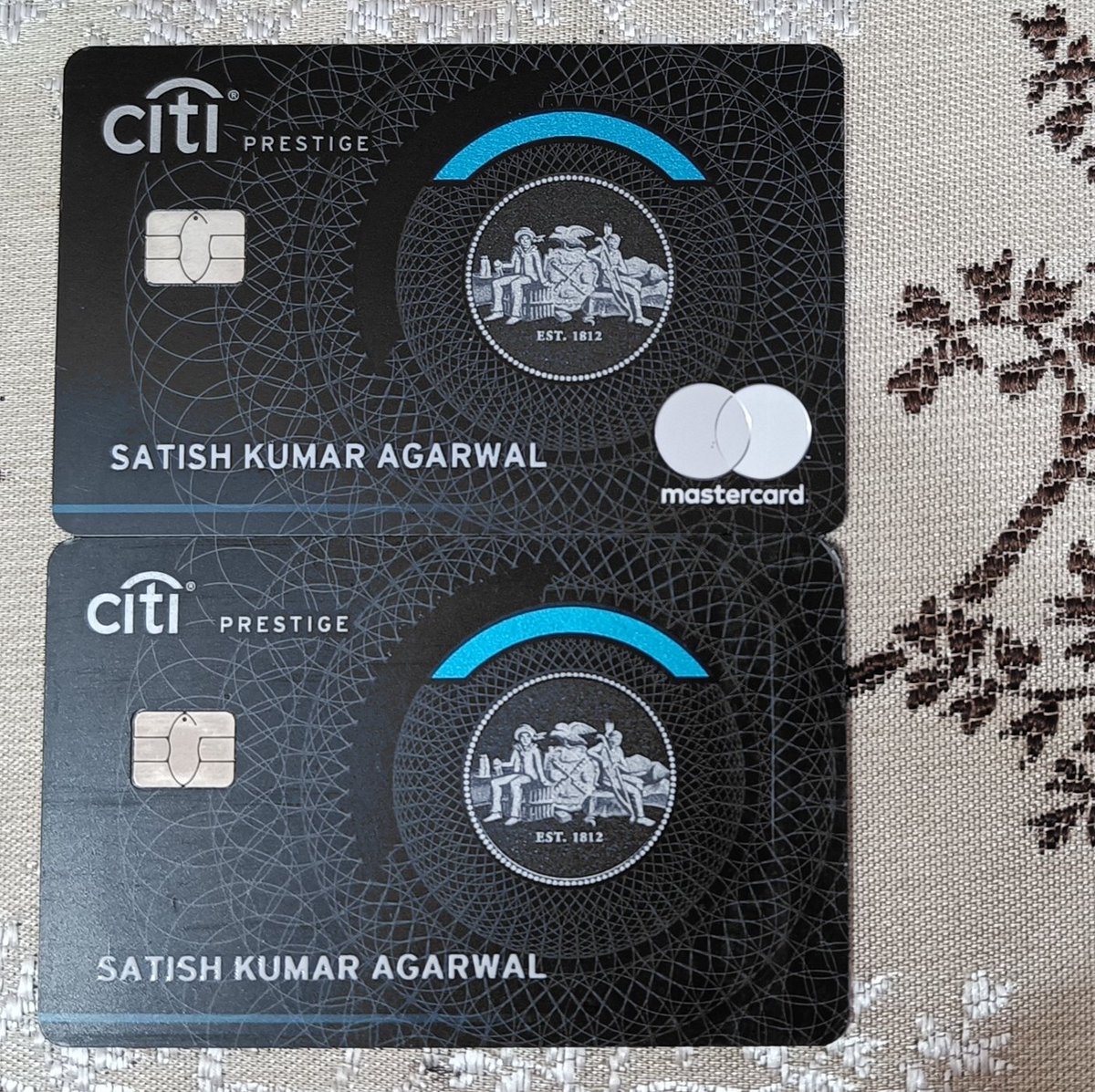 Awesome new look: Citi Prestige ❤️ ✨MC World Elite logo comes on front ✨Shinier & Brighter than in image ✨Requested Card replacement ✨No fee charged #ccgeek