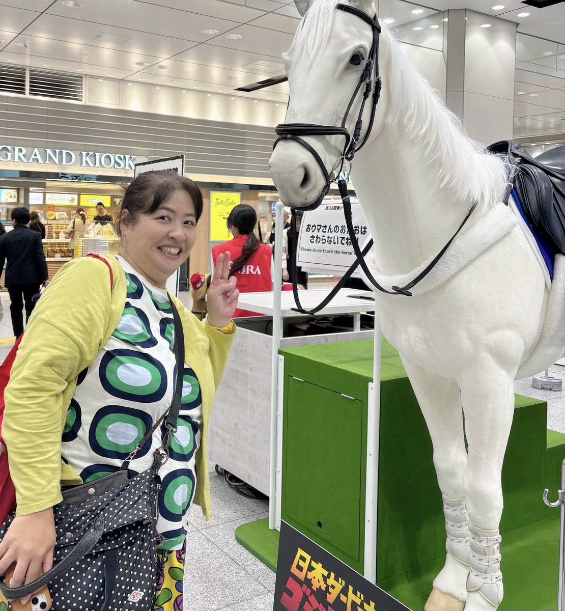 mariefactory's tweet image. マッキーにならって撮ってきた！東京駅八重洲中央口に馬ロボいるよ！#槇原敬之　#マッキー765 #ttt2 #マッキー　#まりりんラッパー　#東京駅