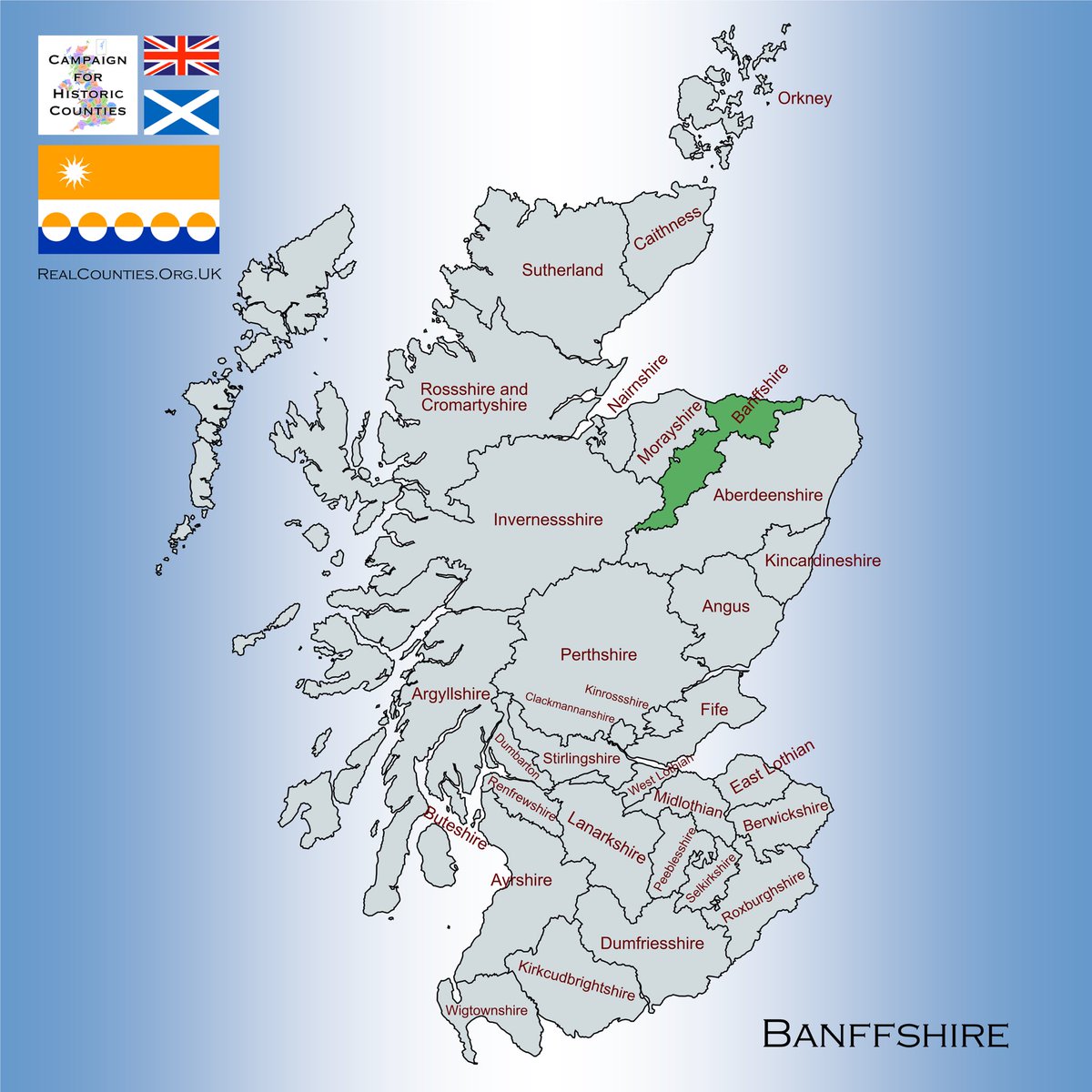 The County of #Banff is a shire on the Moray Firth.

The rugged mountain areas of #Banffshire give way further north to rolling country with fine glens and areas of rich plains.

The county is almost entirely rural.

🇬🇧 #HistoricCounties | #RealCounties 🏴󠁧󠁢󠁳󠁣󠁴󠁿