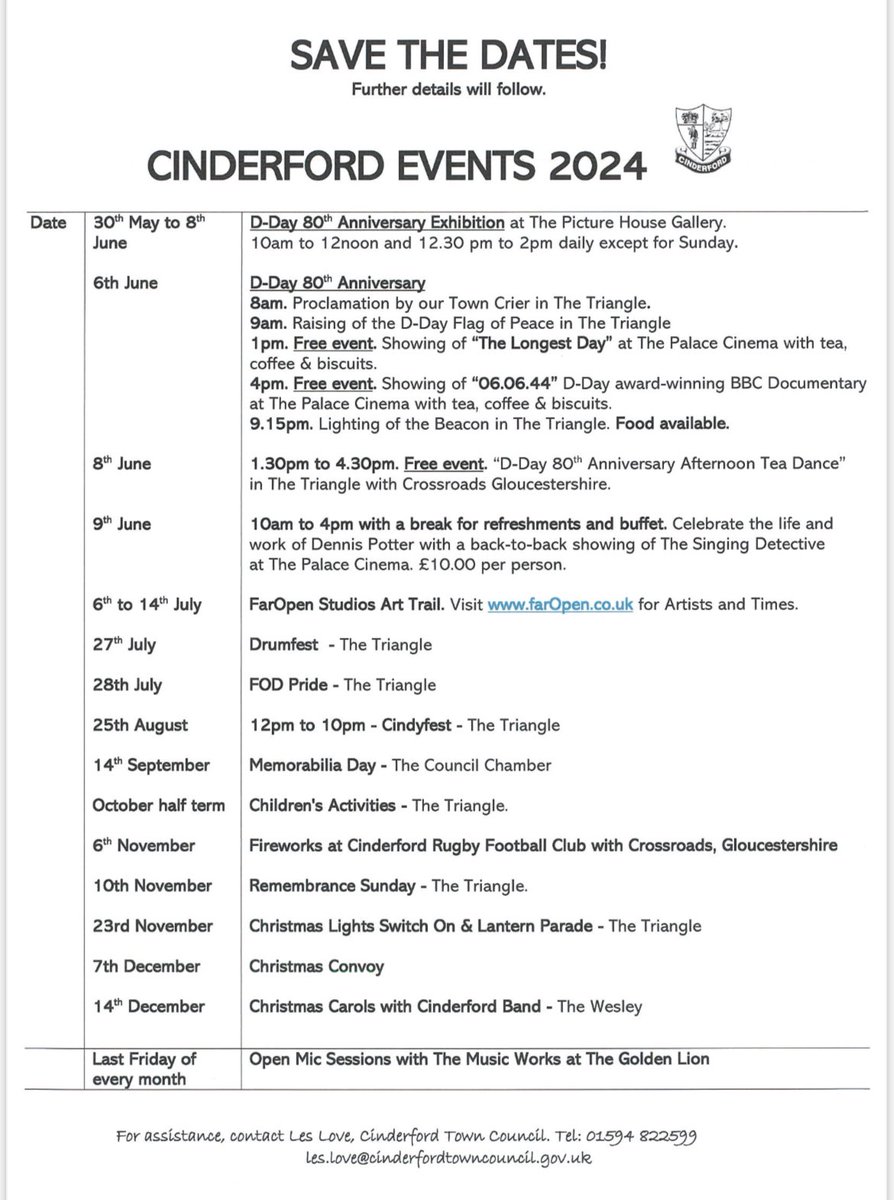 Cinderford Town Council tweet media