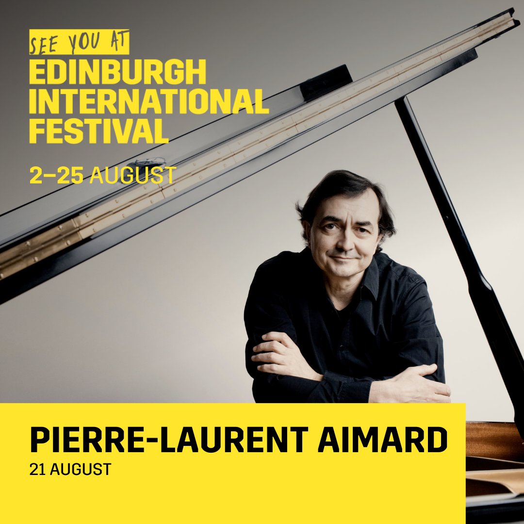 Pierre-Laurent Aimard (@plaimard) on Twitter photo Excited to be taking part in <a href="/edintfest/">Edinburgh International Festival</a> on 21 August, for a programme of #Brahms, #Schoenberg, #Schumann, #Webern and #Scriabin.
More about the event: eif.co.uk/events/pierre-… Excited to be taking part in <a href="/edintfest/">Edinburgh International Festival</a> on 21 August, for a programme of #Brahms, #Schoenberg, #Schumann, #Webern and #Scriabin.
More about the event: eif.co.uk/events/pierre-…