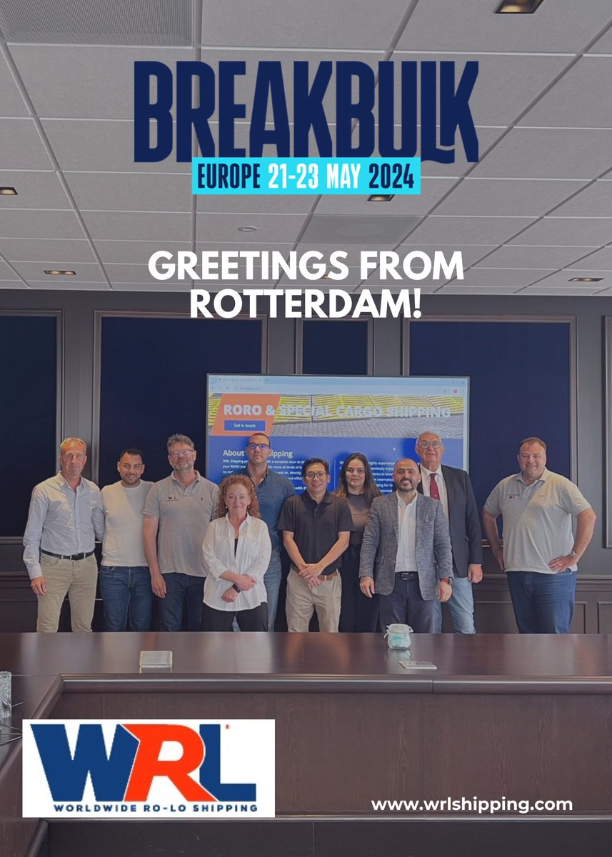 wrlshipping's tweet photo. Breakbulk 2024! https://t.co/13BLILZJa1 https://t.co/5m5or1DVVG