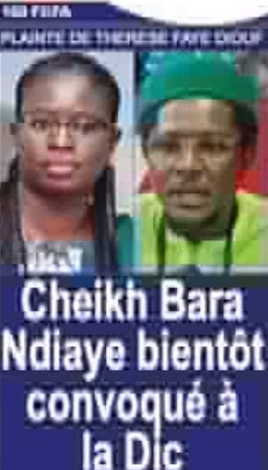 Suite à la plainte de Thérèse Faye 
Cheikh Bara Ndiaye bientôt convoqué à la DIC