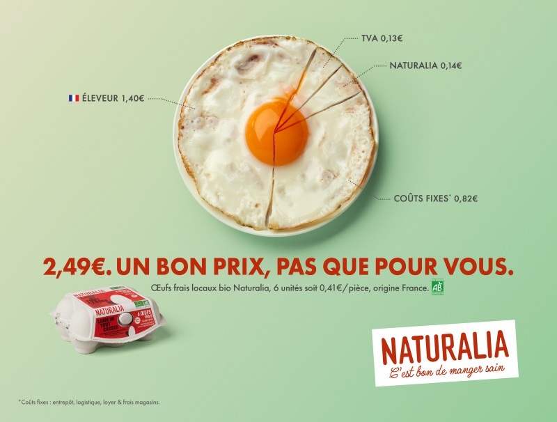 🔎 En réponse à l'inflation des prix alimentaires, @_NATURALIA joue la carte de la transparence avec une nouvelle campagne conçue par @altmannpartners. 
▶ cbnews.fr/marques/image-…