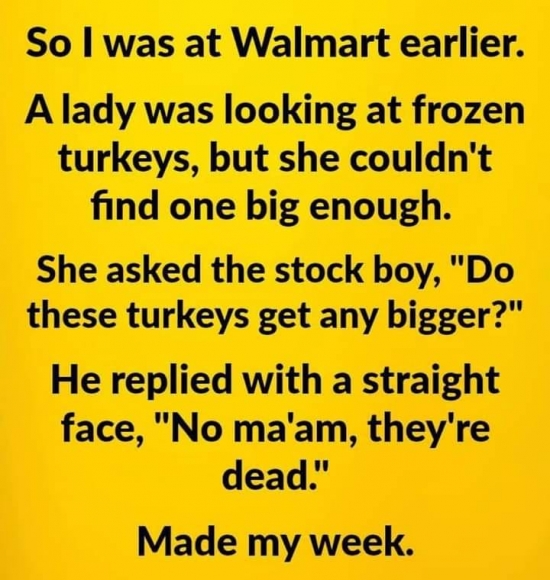 Ook Amerikanen kennen wel eens humor.....