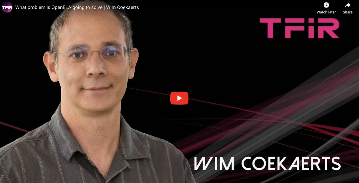 rkruschewski's tweet image. [WIDEO} Chcesz dowiedzieć się, dlaczego @SUSE, @CIQ i @Oracle połączyły siły, aby założyć stowarzyszenie #OpenELA? 

👉 Odpowiedzi udziela Wim Coekaerts, wiceprezes ds. rozwoju oprogramowania w Oracle: okt.to/6gFdvx