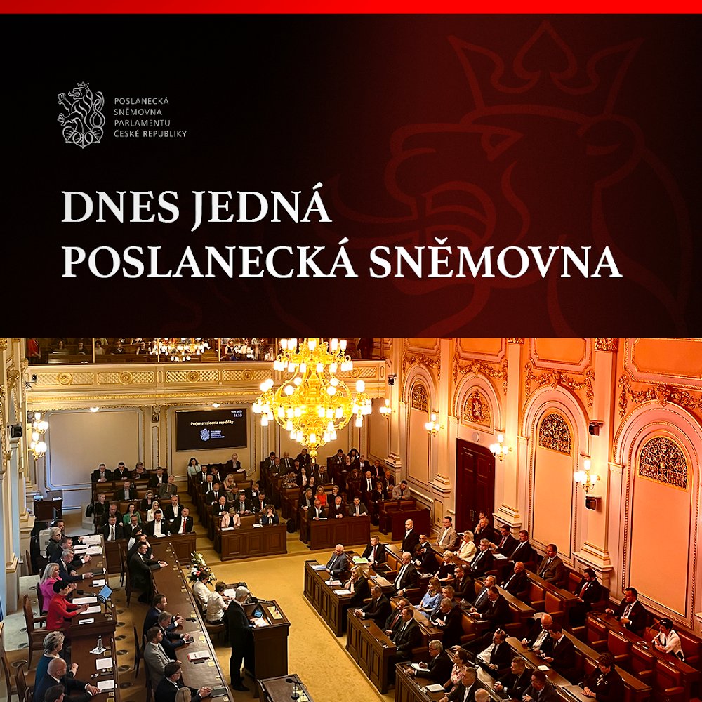 Pokračuje 103. schůze @snemovna. Na programu jsou pravidelné interpelace na členy vlády a také několik mezinárodních smluv a několik pevně zařazených bodů. 🔴Stream: psp.cz/sqw/hp.sqw?k=28