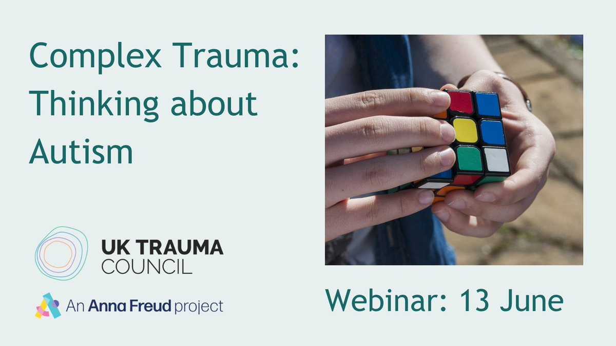 The UKTC Insight Series webinars are aimed at professionals supporting #children & #youngpeople who have experienced #trauma. On 13 June at 5pm, trauma & neurodiversity will be covered - see here for further details and to book: 👀 orlo.uk/xmdyW