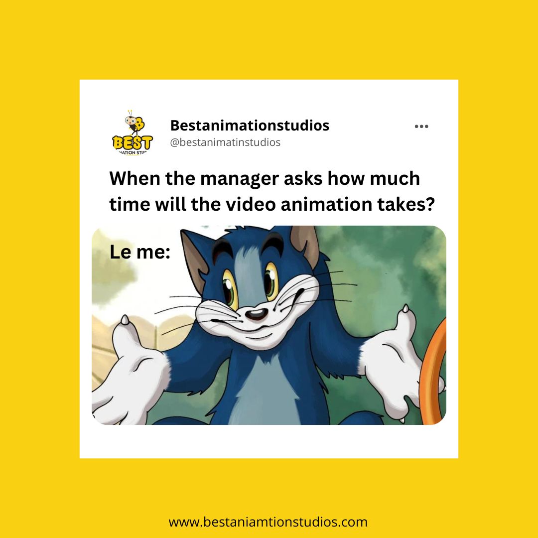 NBeststudios's tweet photo. Excuse me sir!😄👀
"Animating magic takes time. ✨🎬"
#animation #animations #animators #3danimation #memes #memelife #animatorslife #funnymemes #explore #explorepage #vfx #blender #cartoon #cartoonart #animation2d #trending #fyp #like #animationstudio #contentcreator https://t.co/DmwiC62WL6