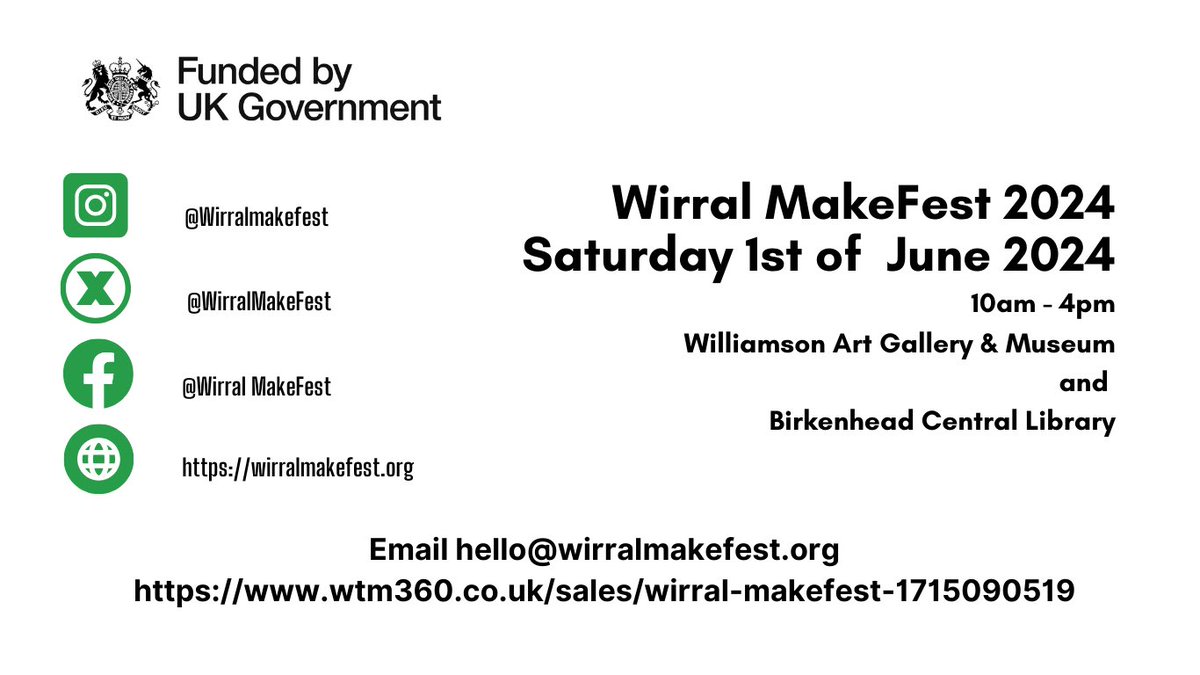 Wirral MakeFest 2024 funded by UKSPF