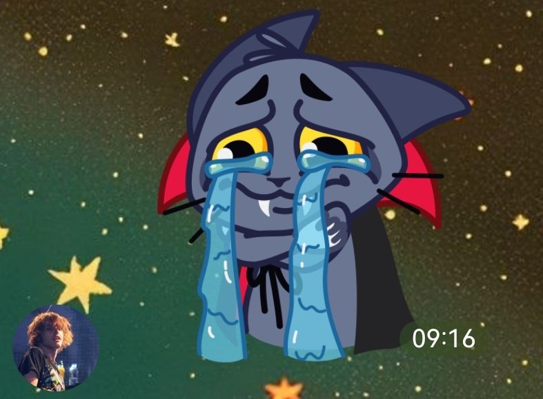 Tatty_Alien's tweet photo. HAHA I like the way my Russian-speaking subscribers just silently started throwing off sad stickers and GIFs 🥀 https://t.co/P1aRv2TuFR
