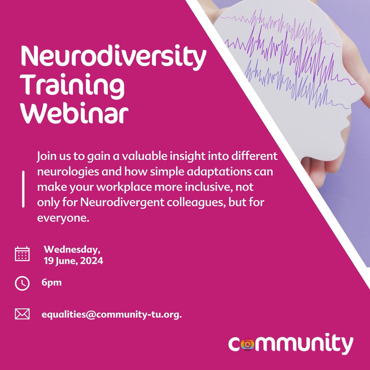 Next month, we are holding a masterclass training session which will help you understand different neurologies and make simple adaptations to better account for Neurodiverse colleagues, friends and family members. For more information, click below. ⬇️ buff.ly/3WezoiG