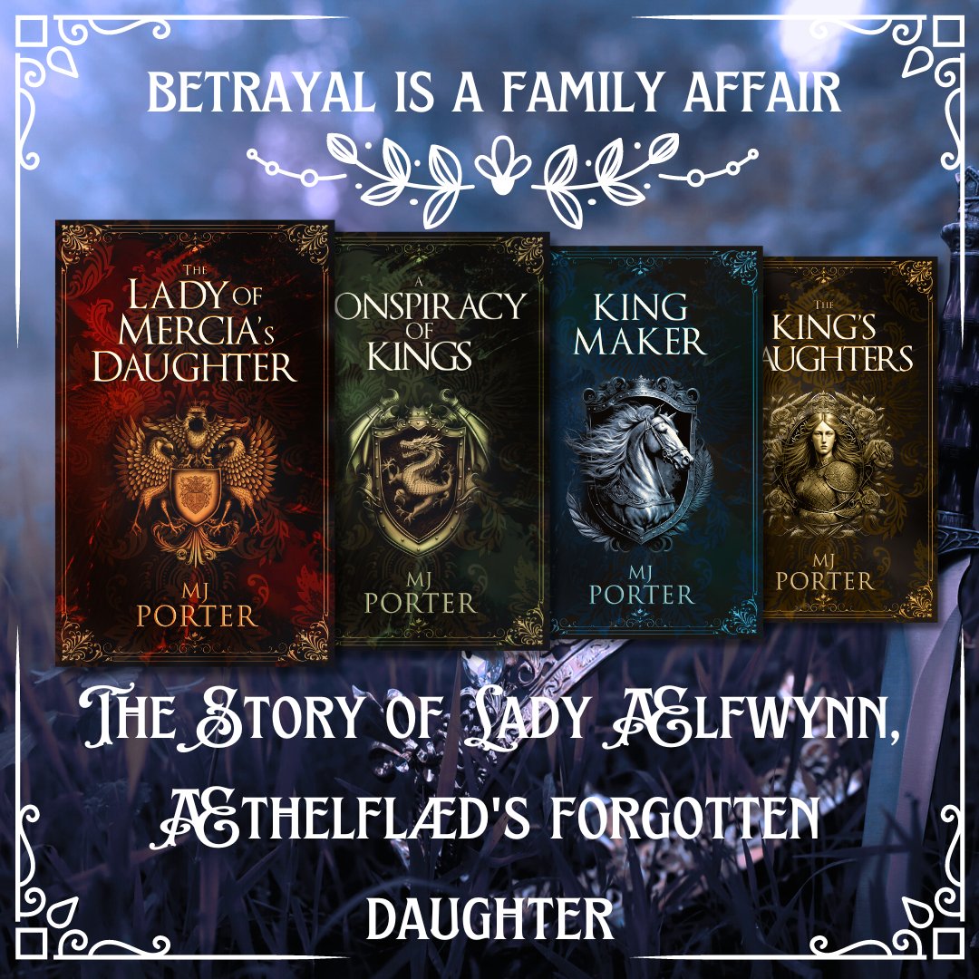 #TheLadyofMerciasDaughter, the unknown story of Lady Ælfwynn in the aftermath of her mother's death A part of the Tales of Mercia series of related titles charting the Saxon kingdom of Mercia's rise and fall by bestselling author MJ Porter books2read.com/TheLadyMercia #TenthCentury