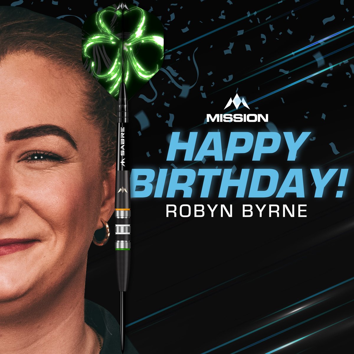 Mission Darts (@missiondarts) on Twitter photo Join us in sending birthday wishes to #TeamMission's <a href="/robynbyrne97/">Robyn Byrne</a> !
Have a fantastic day Robyn! #ForTheWin Join us in sending birthday wishes to #TeamMission's <a href="/robynbyrne97/">Robyn Byrne</a> !
Have a fantastic day Robyn! #ForTheWin