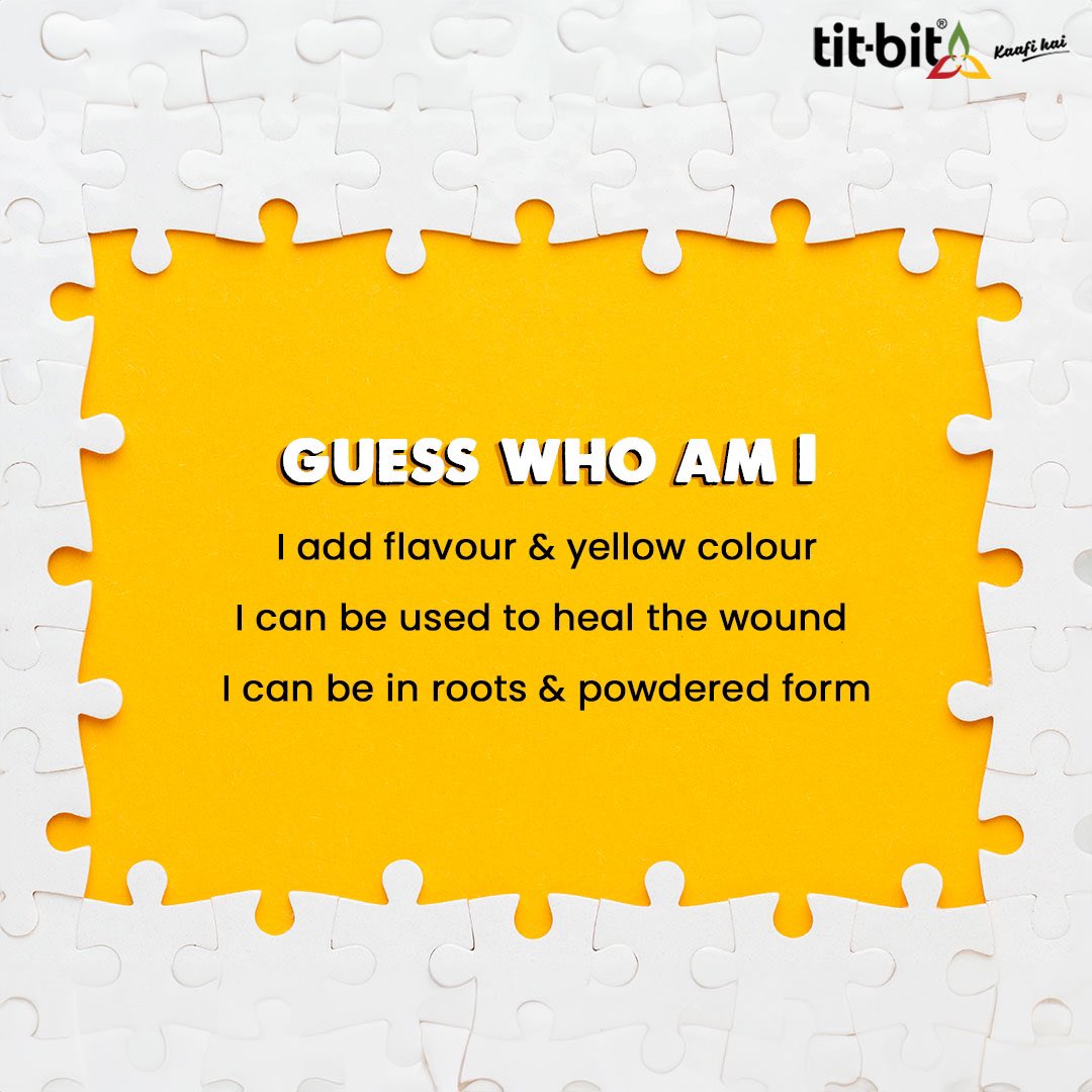 TitbitSpices's tweet photo. Were you able to guess it? If yes, then comment below which spice is this 🤔👇👇
#TitbitSpices #TitBit #KaafiHai #guesswhoami #comment #guess #commentdownbelow #explorepage✨ #foodies #hints #instagramquiz #quiztime #quizinstagram #quizoftheday #quizchallenge https://t.co/TdNCWDLMdI
