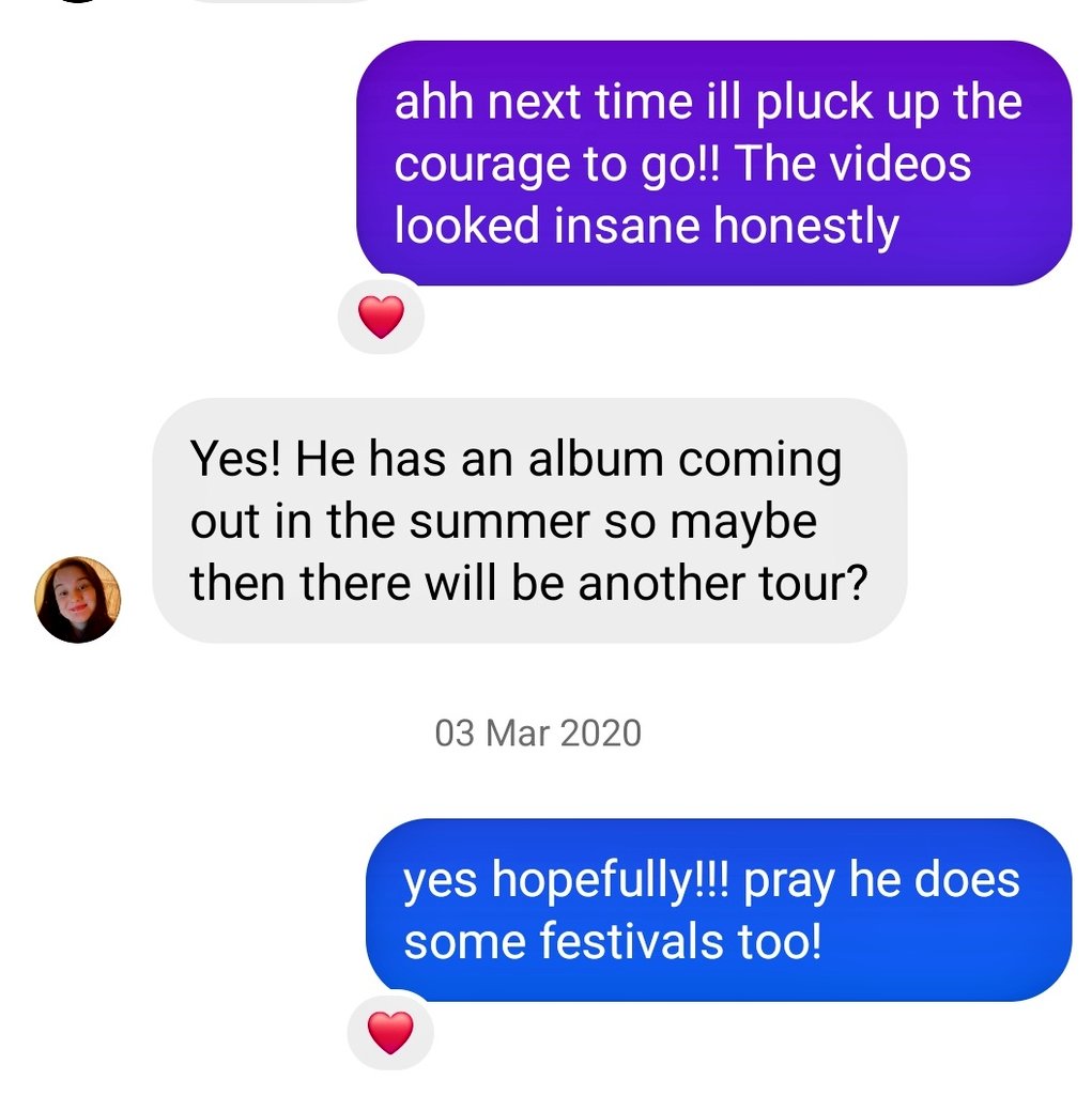 itsannnna's tweet photo. from being too scared to go to a gig on my own in 2020 and listening solely to his music during lockdown and the hardest part of my life 
to seeing him live w some cool people i found on the internet 
...and taking home the setlist 

thank u @lovefametragedy https://t.co/GlNZd1x6Hh