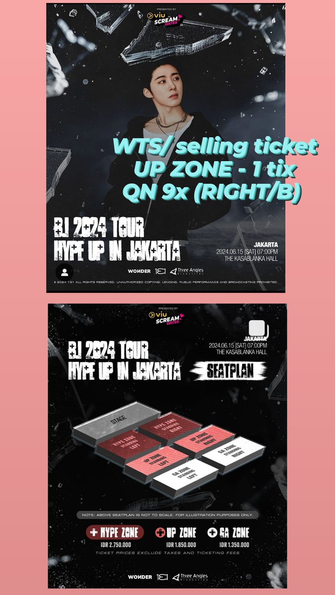 monicaminoo's tweet photo. Hello ID!
I have 1 extra ticket available for
B.I HYPE UP TOUR 2024 JAKARTA 🇮🇩
- UP ZONE Section
- Right/ QN 9x
- DP/ Full Payment

◽Trusted 💯
◽Diurus sampai ticket fisik
◽Pakai data sy pribadi, aman nti bisa ketemu di venue 

DM  if interested!

 #hypeupinjkt #hypeupjakarta https://t.co/Z6Nude9DVo