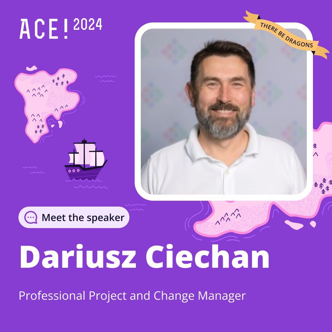 Excited to welcome Dariusz Ciechan to ACE! 2024! Join his simulation game focused on aligning company goals and project work. Improve business results through effective project management strategies! #ACEconf #ProjectManagement #SimulationGame