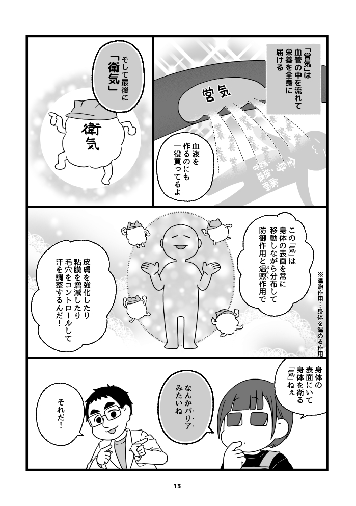 漢方薬局のお嫁さんになりました⑦「免疫力ってなんだ?中医学の衛気バリア」1/3
#COMITIA148
#コミティア148
#漫画が読めるハッシュタグ