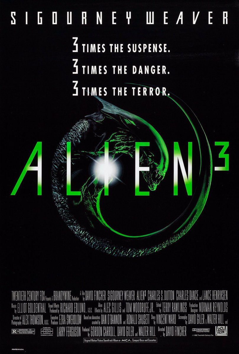 🎬MOVIE HISTORY: 32 years ago today, May 22, 1992, the movie 'Alien 3' opened in theaters! #SigourneyWeaver #CharlesSDutton #CharlesDance #BrianGlover #RalphBrown #PaulMcGann #DannyWebb #LanceHenriksen #HoltMcCallany #TomWoodruffJr #DavidFincher