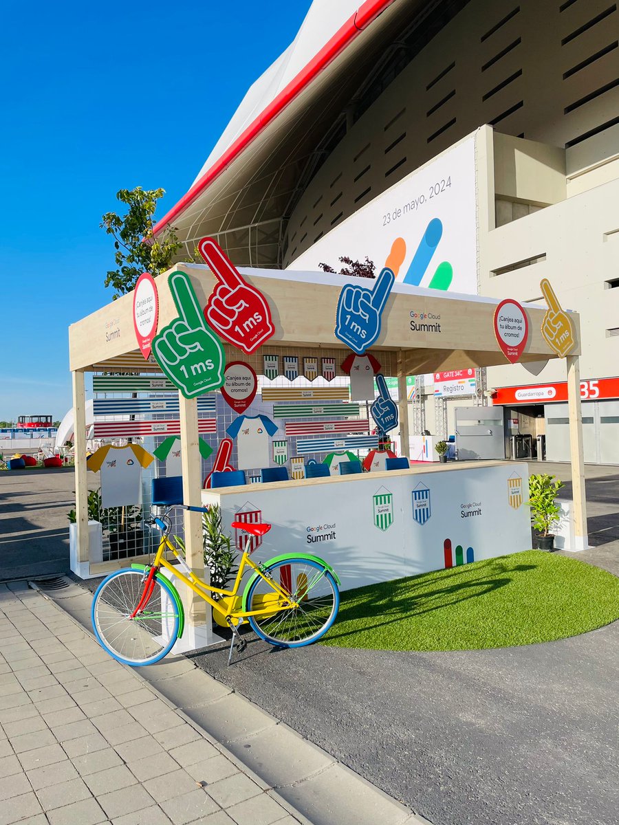 Esto. Empieza. YA. #GoogleCloudSummitMadrid 

El <a href="/Metropolitano/">Riyadh Air Metropolitano</a> está preparado para todo lo que se viene y nosotros TAMBIÉN. ¿Despegamos? 🚀☁️
🔴🔵🟢🟡🔴